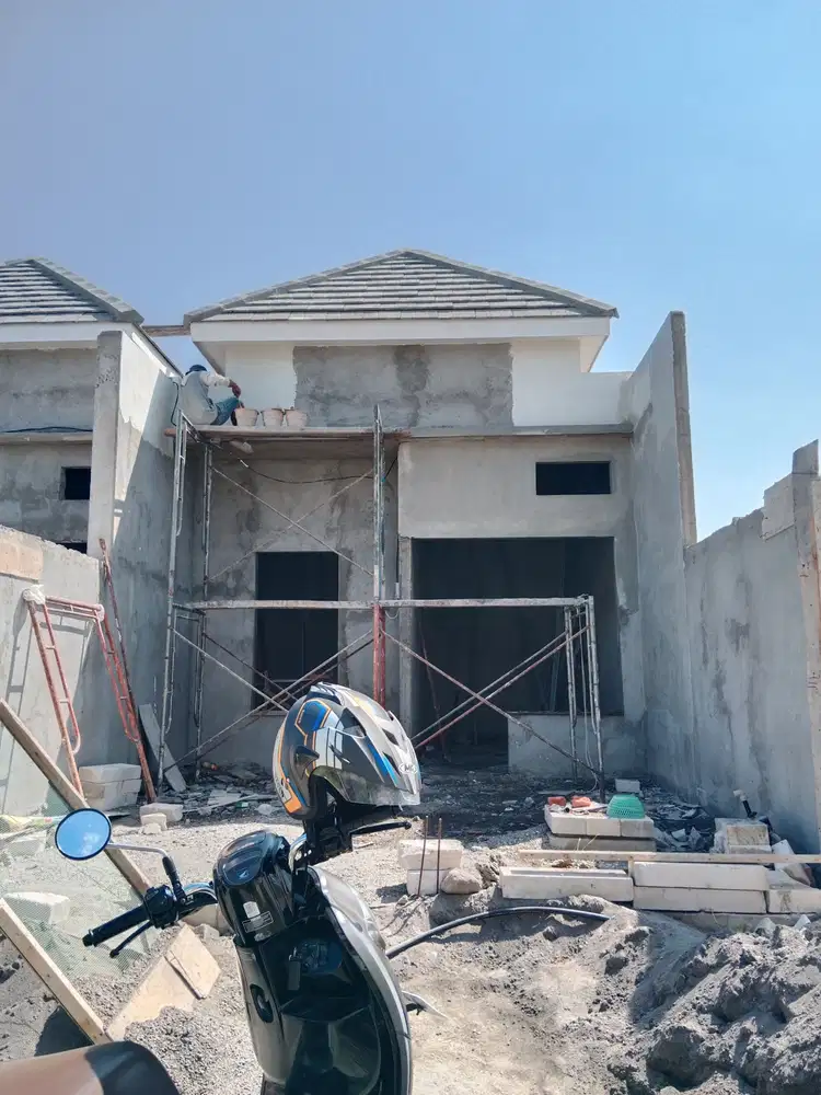 Dijual rumah baru on progres 2 unit jejer lokasi wonorejo selatan
