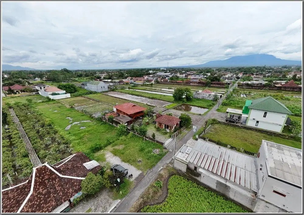 Sinduharjo Jogja, dekat jalan Palagan,tepi jalan aspal, lebar depan 13