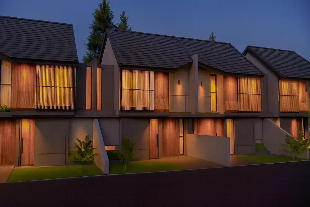 Rumah cantik Sleman, 500m Ke jalan kaliurang KM 10, SHM, 2 Lantai,