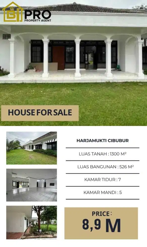 Dijual Rumah Siap Huni akses hanya selangkah LRT Harjamukti Cibubur