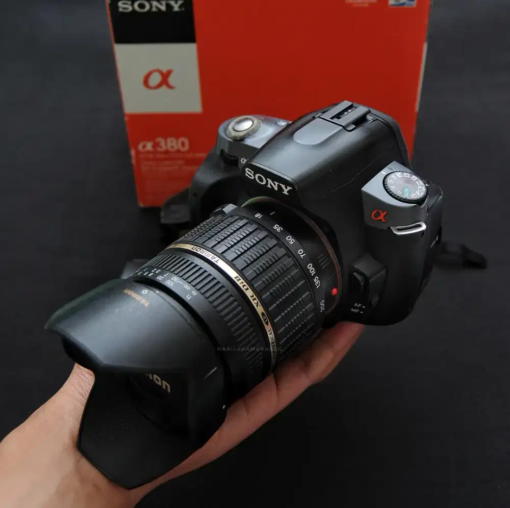 SONY A380 LENSA TAMRON 18-200MM
