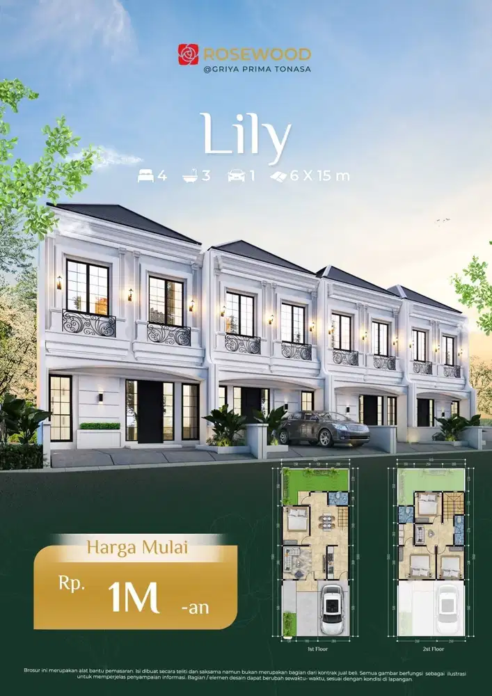 Rumah 4 Kamar di Poros Privinsi, dekat POLDA/ KIMA / Lapangan Golf