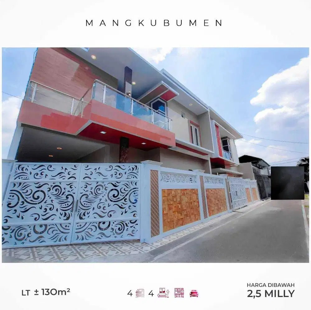 Rumah solo kota mangkubumen dekat paragon mall manahan Grand mall