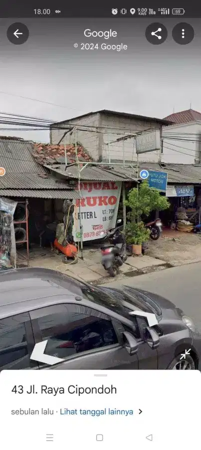 DIJUAL CEPAT RUKO DAERAH KH.HASYIM ASHARI TANGERANG LOKASI STRATEGIS