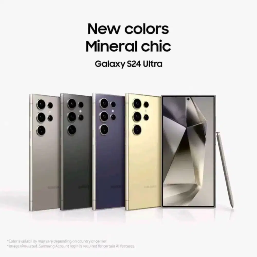 Cicilan Samsung S24 Ultra 12/256 new garansi Resmi