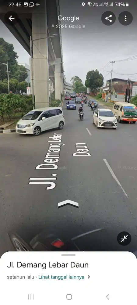 Tanah ± 2000 Demang Lebar Murah Palembang kantor gedung komersil Hotel