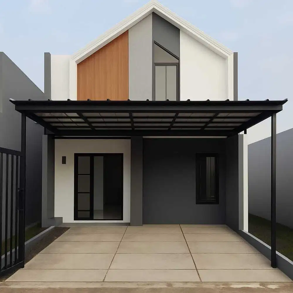 Rumah Mezanine 1,5 Lantai Siap Huni di Pondok Cabe Tangsel