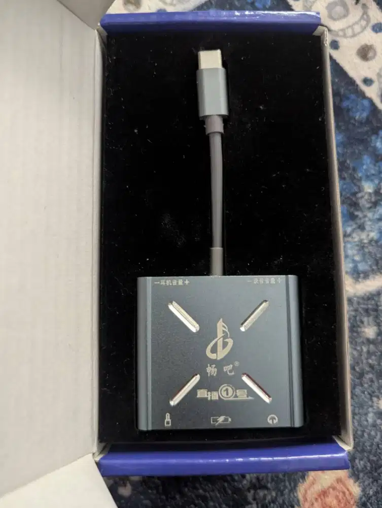 Docking Live streaming bisa sambil di charge bisa jd mic external hp