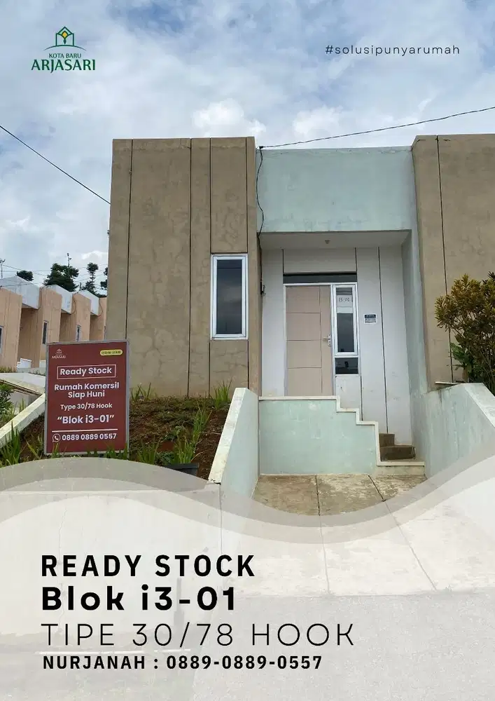 Tipe 30/78. Cicilan 1,6 juta. Arjasari Banjaran