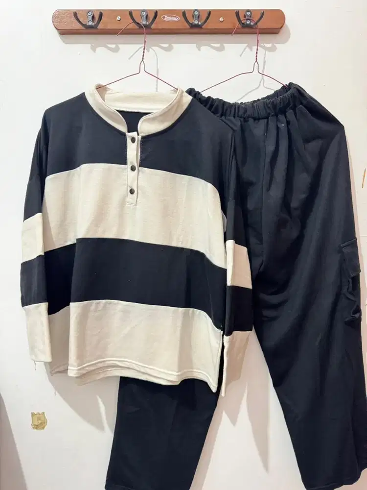 Setelan celana belang busui from hirembulan