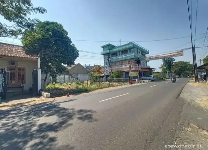 Dijual tanah  Jl raya kartasura