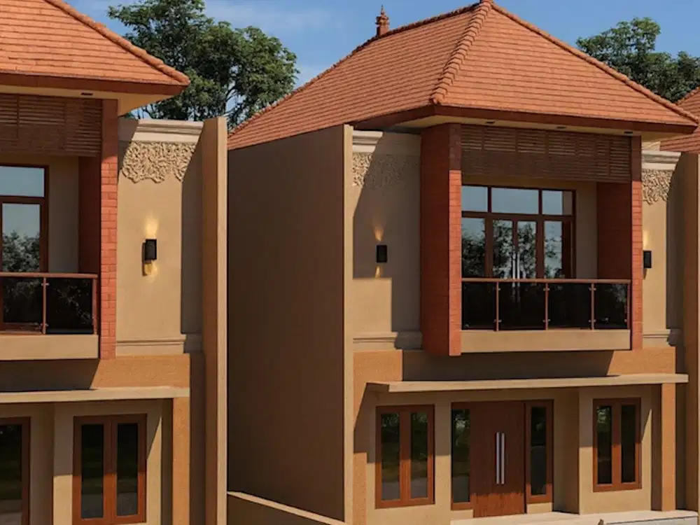 Rumah 2 lantai dekat RSA UGM, Kolam Renang, Siap Bangun, SHM