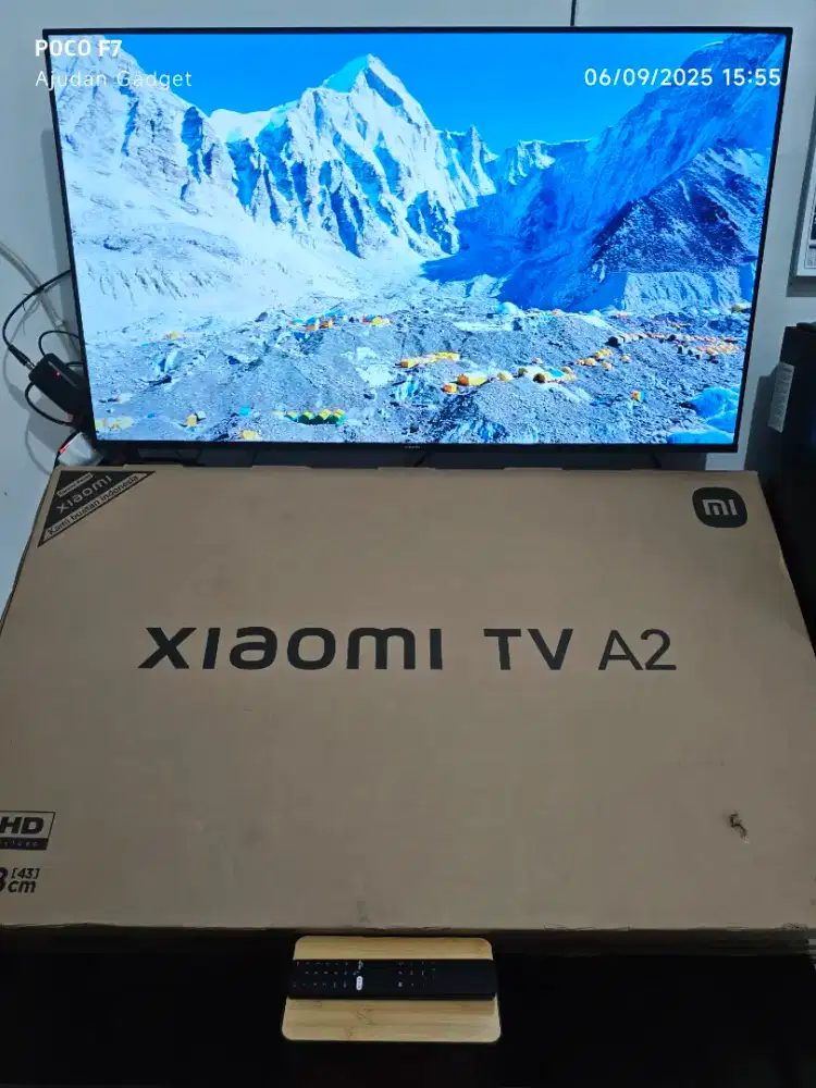 Xiaomi Tv A2 Bezelles 43 Ex Resmi Likenew 99% Fullset Bleh TT Hp