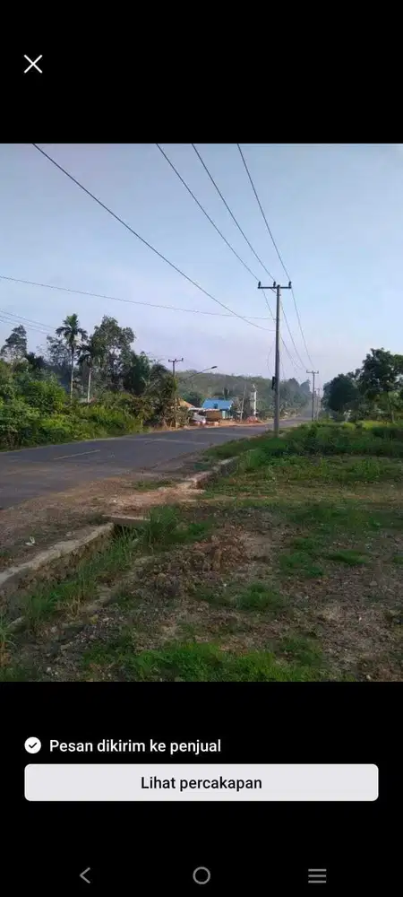 Tanah 459 Sei Lilin Letang Ruko Gudang Muba murah Babat supat