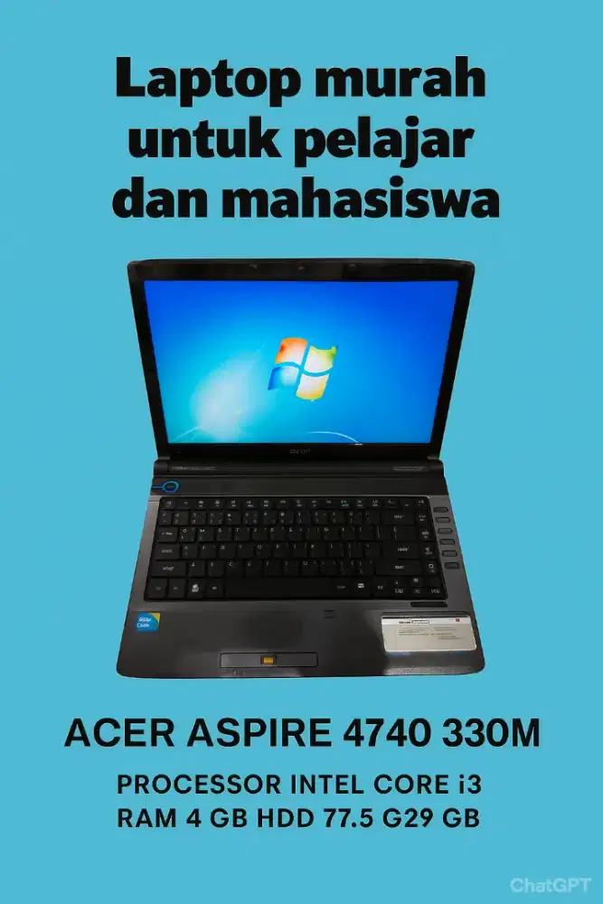 Laptop Acer Aspire 4740 Intel Core i3