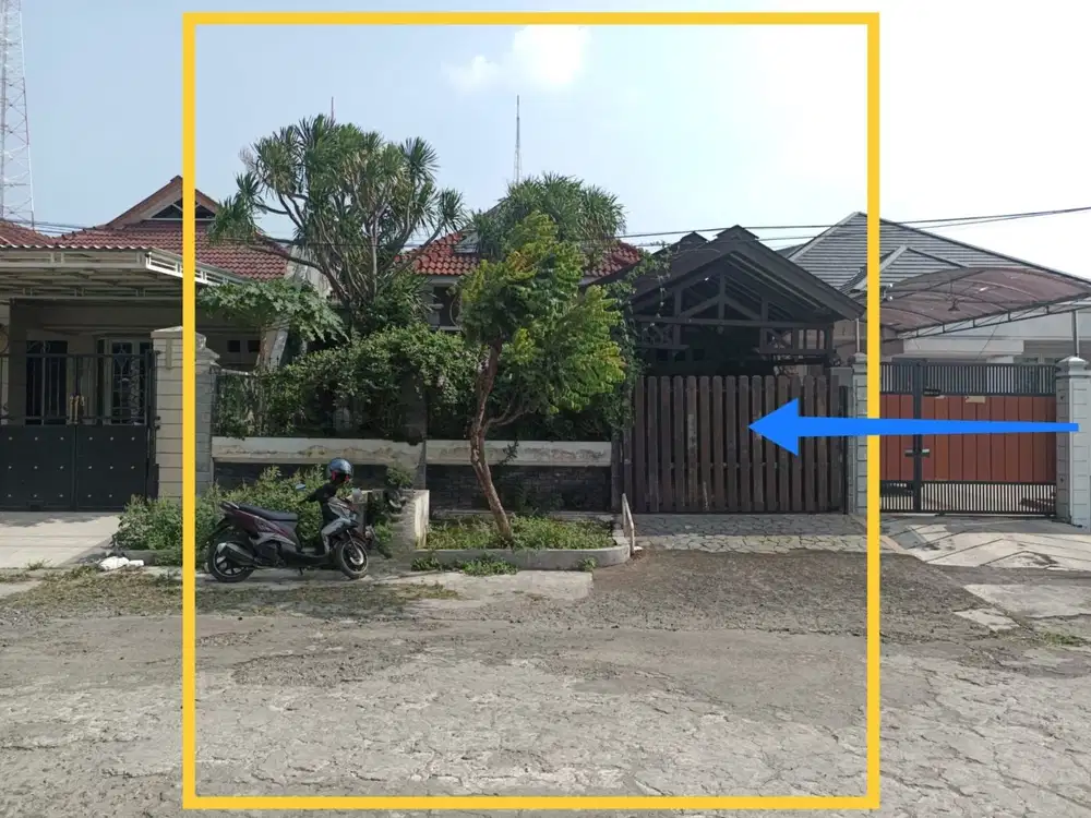 ❤️Rumah Aset Bank Paling Murah di Raya Darmo Permai Selatan Surabaya