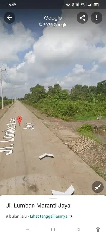 ± 3 Ha borang Lumban meranti Tanah murah subsidi palembang