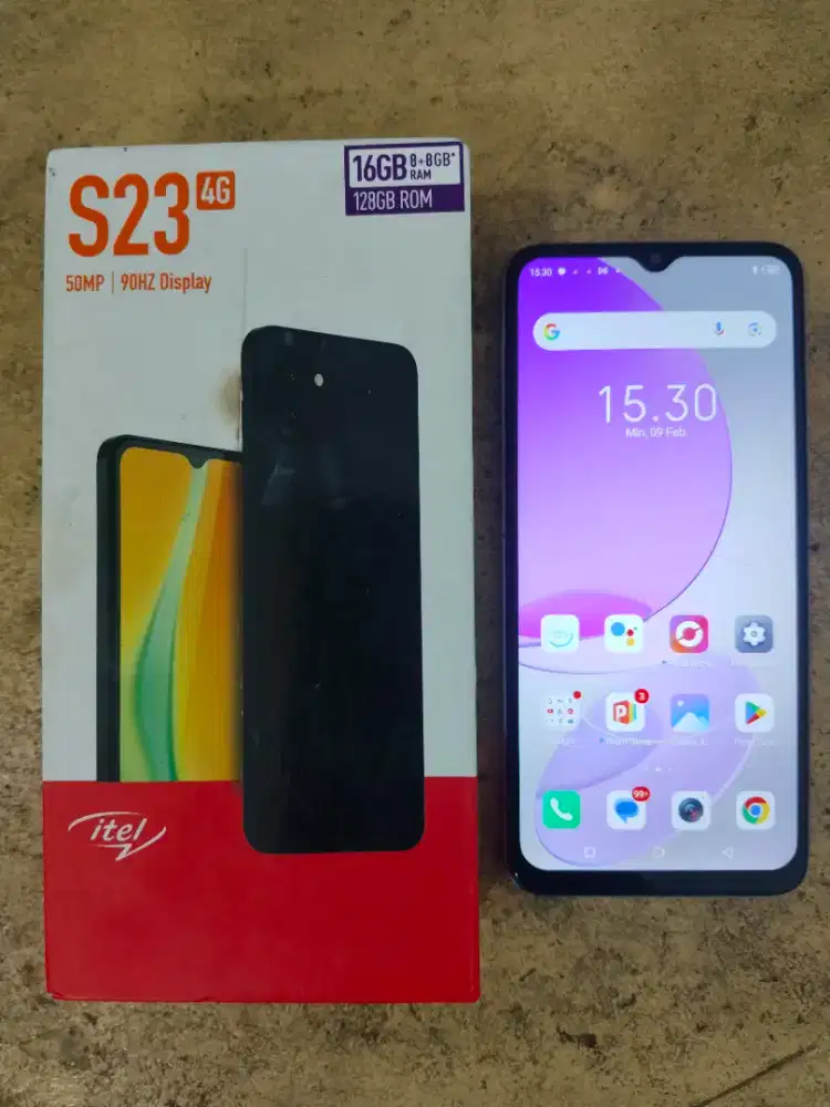 itel S23 8+8/128 gb original fullset