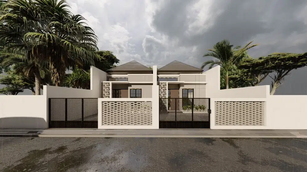 Dijual rumah baru inden 3 bulan 2 unit perum tropodo inda waru