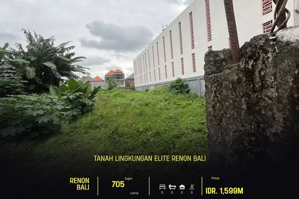 DIJUAL TANAH RENON LINGKUNGAN ELIT
