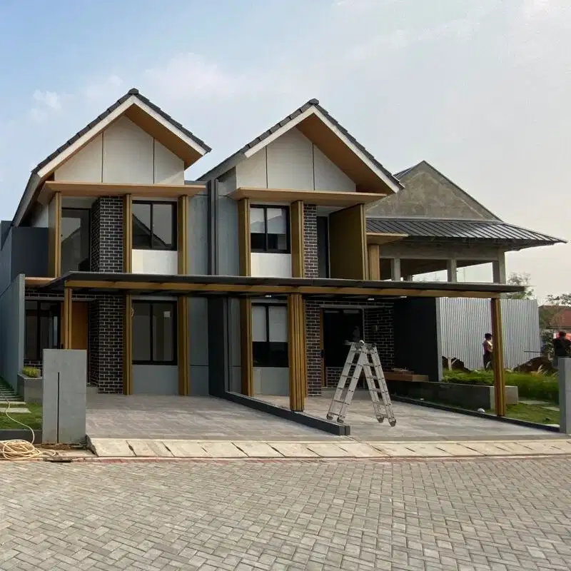 rumah 2 lantai di Bogor konsep korea