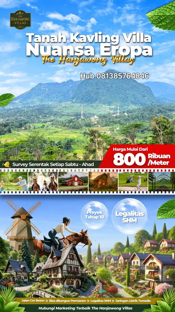 TANAH KAVLING SHM BERNUANSA EROPA