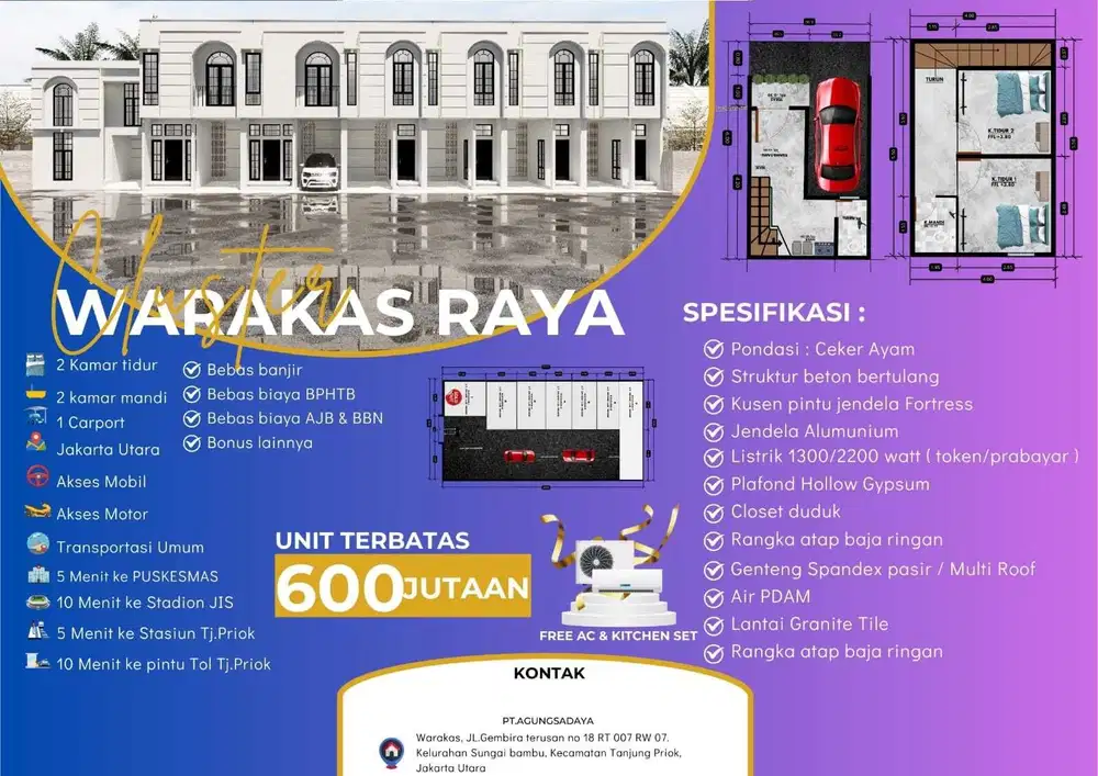 cluster warakas raya