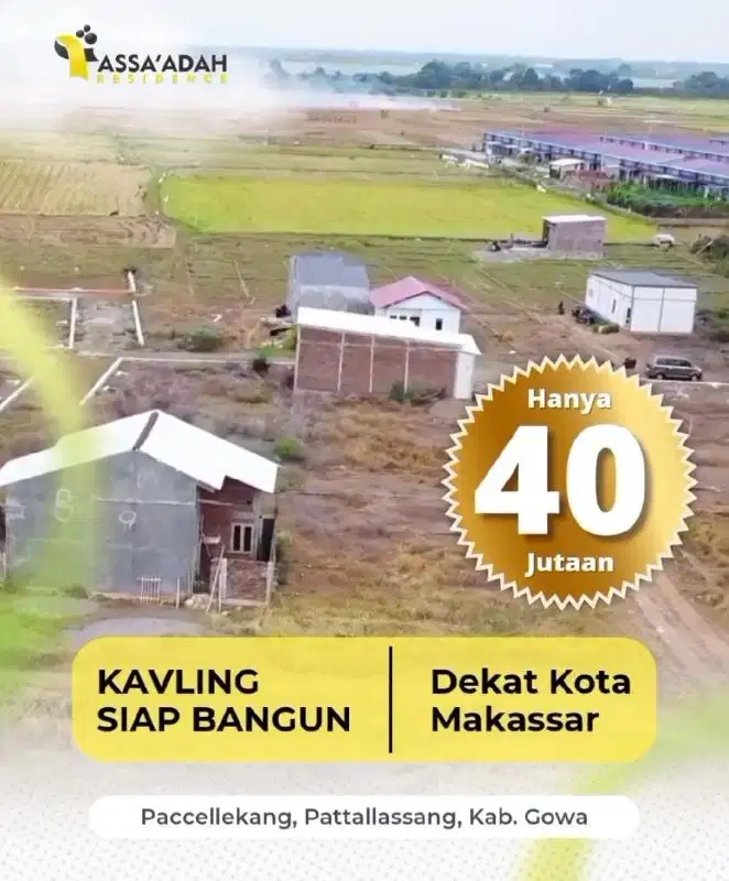 Kavling Siap Bangun Terdekat dari Makassar