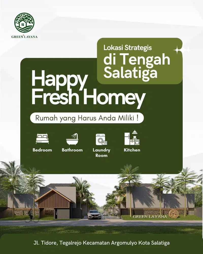 Rumah Bagus Happy Fresh Homey Strategis di Tengah Kota Salatiga