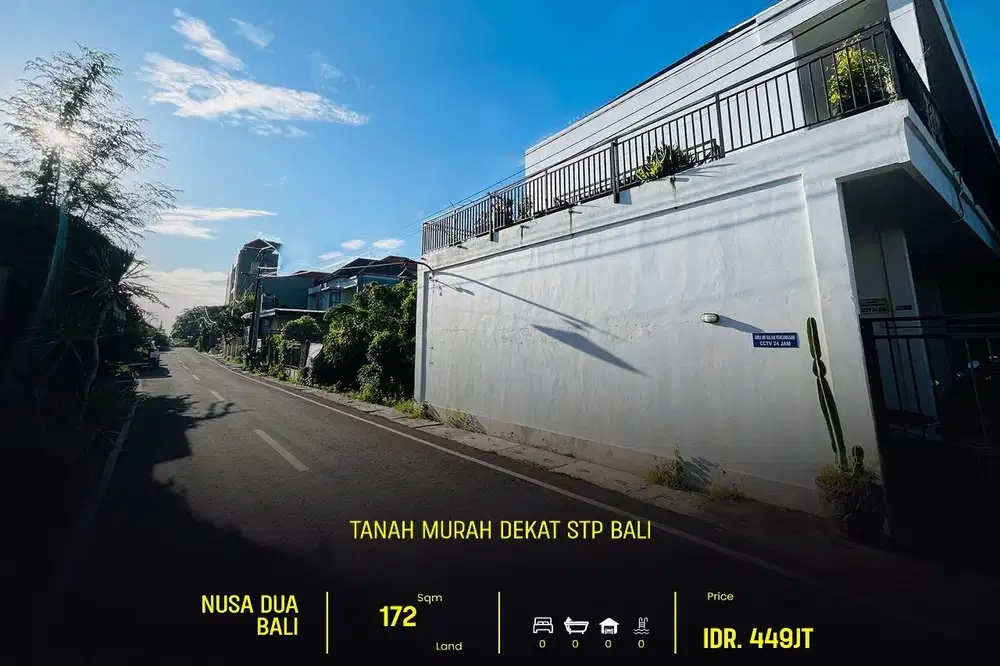 TANAH MURAH DEKAT STP BALI