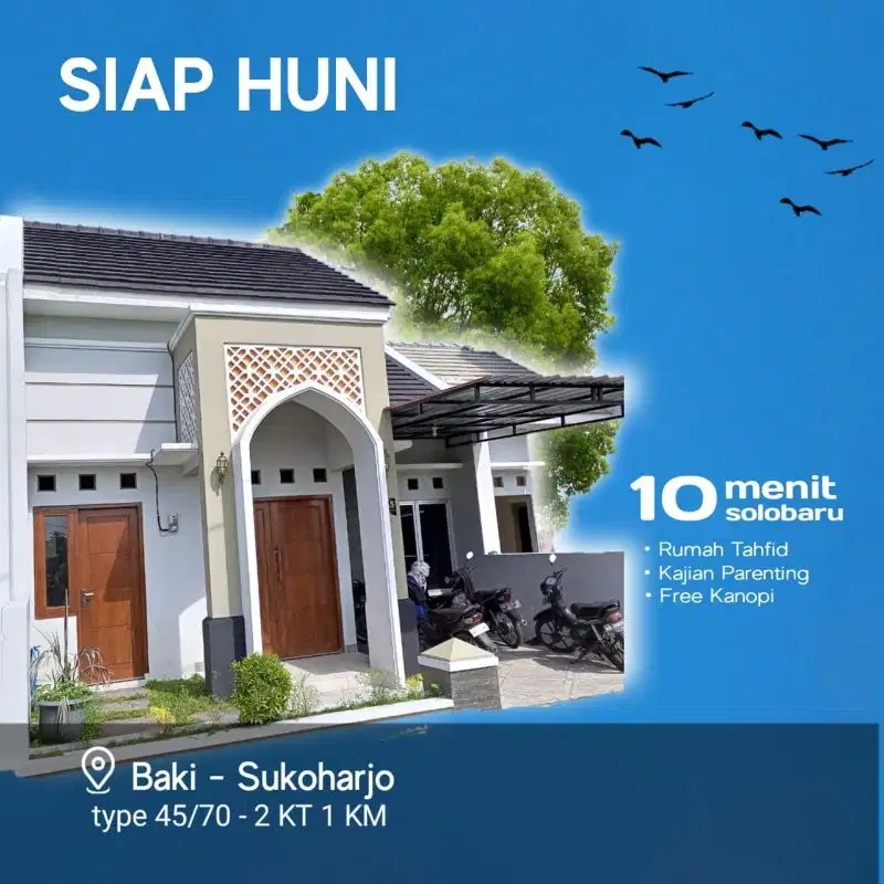 Rumah Mewah Minimalis Siap Huni Baki Sukoharjo Perumahan Syariah Dar Al Iman