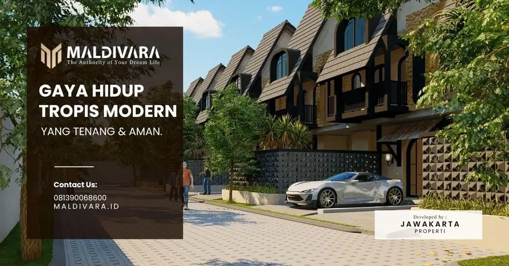 VILLA DENGAN SWIMMING POOL KEREN DIJUAL DI BATU