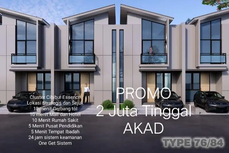 Dijual Rumah Townhouse Cibubur