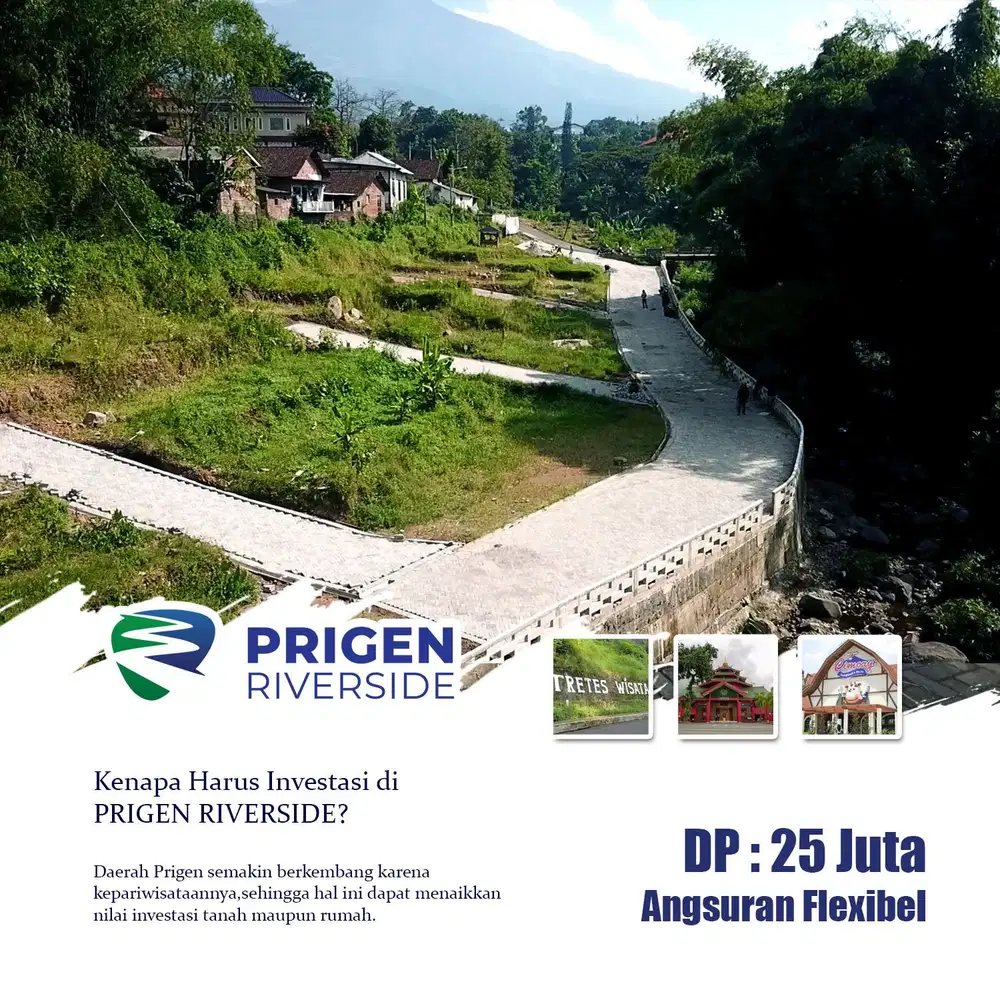 Kavling Prigen Riverside, 0 Jalan Provinsi harga terjangkau