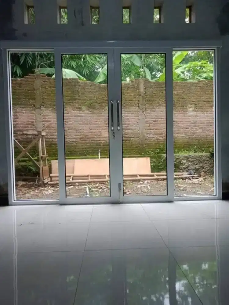 PINTU ALUMUNIUM DOUBLE SLIDING
