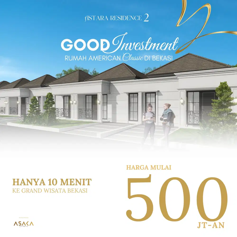 Rumah Murah 1 Lantai di Grand Wisata Bekasi