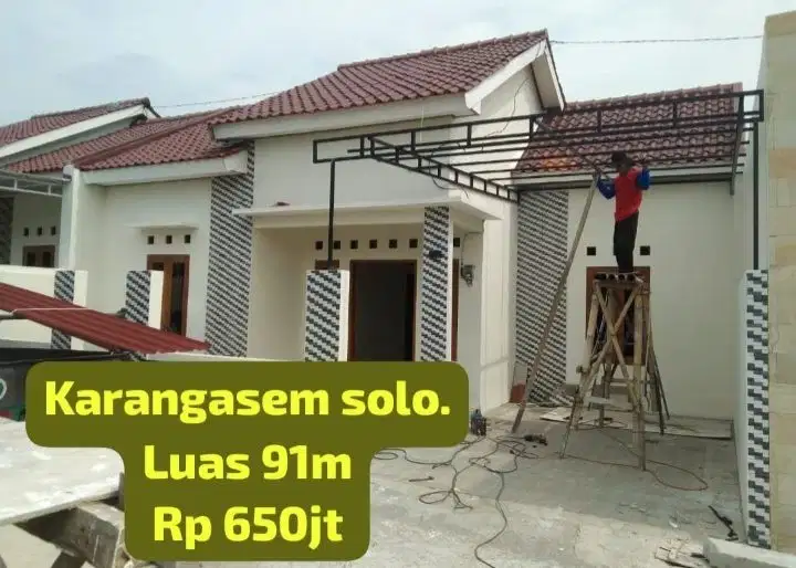 Dijual Rumah Baru di Solo karangasem Lawean