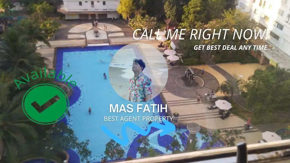 Woww Apartement Kalibata Green Palace Tower Mawar 3BR FullFurnish