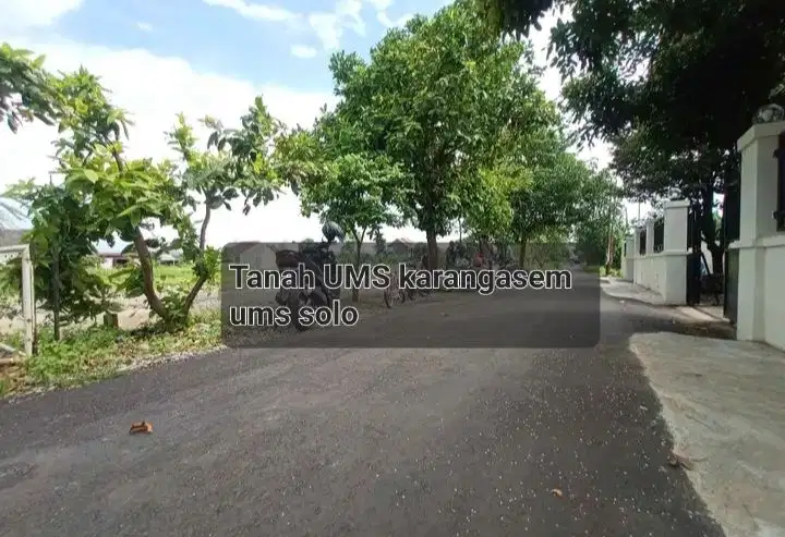Dijual Tanah karangasem UMS solo