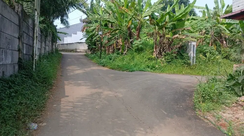 Jual tanah kosong  597 meter sertifikat