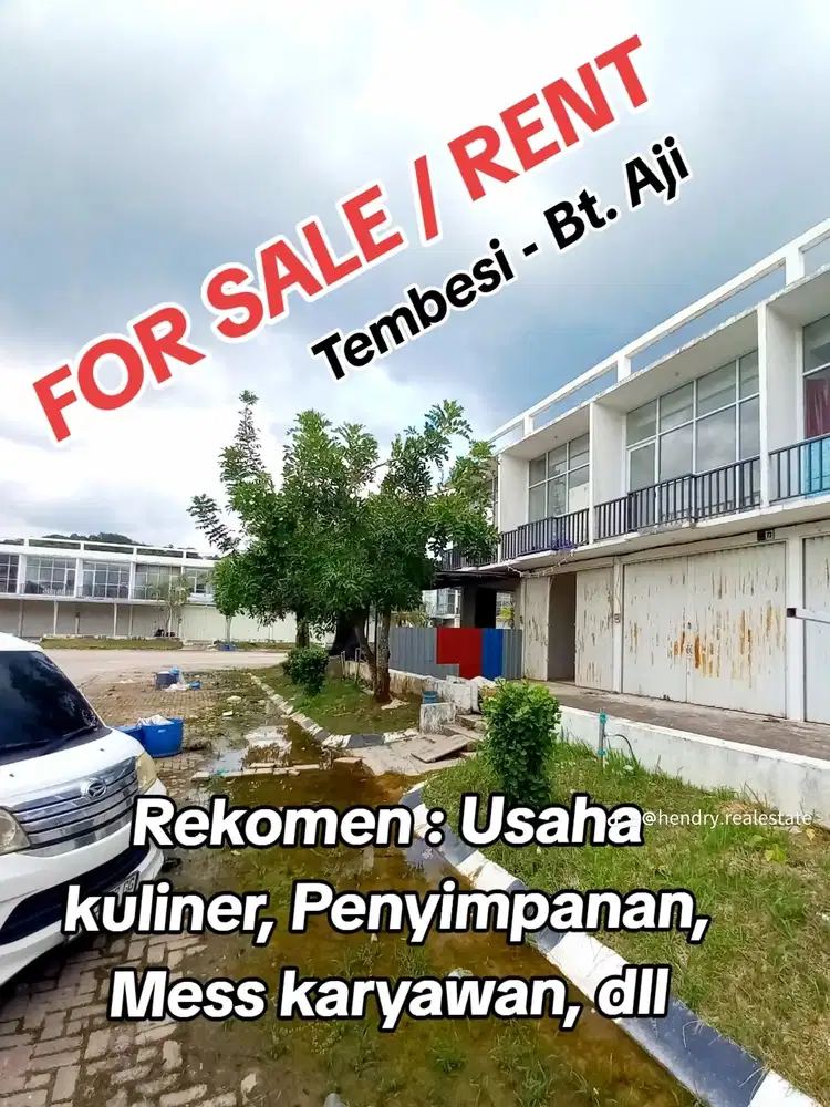 RUKO TOWNHOUSE BUANA CENTRAL PARK DI TEMBESI BATU AJI