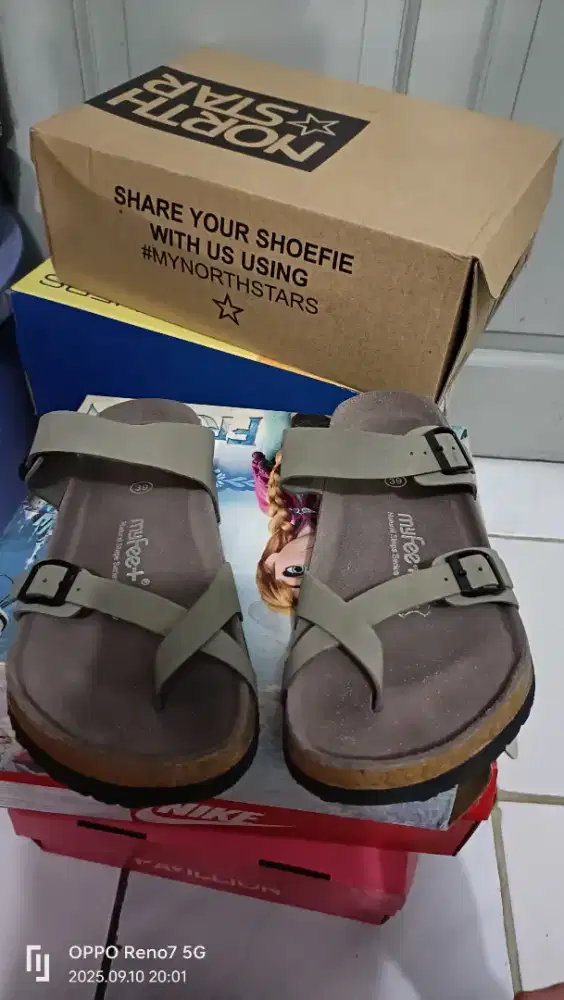 Sandal my feet baru pakai 3X