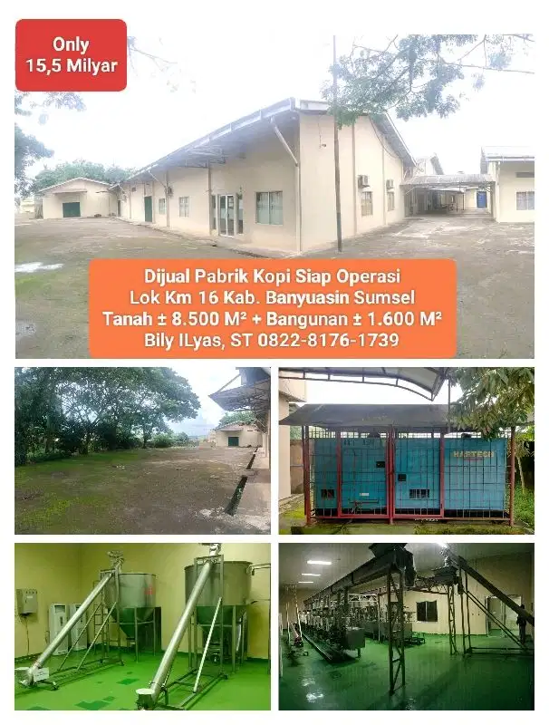 Pabrik Kopi Sachet KM 16 Banyuasin Palembang Murah Gudang pool