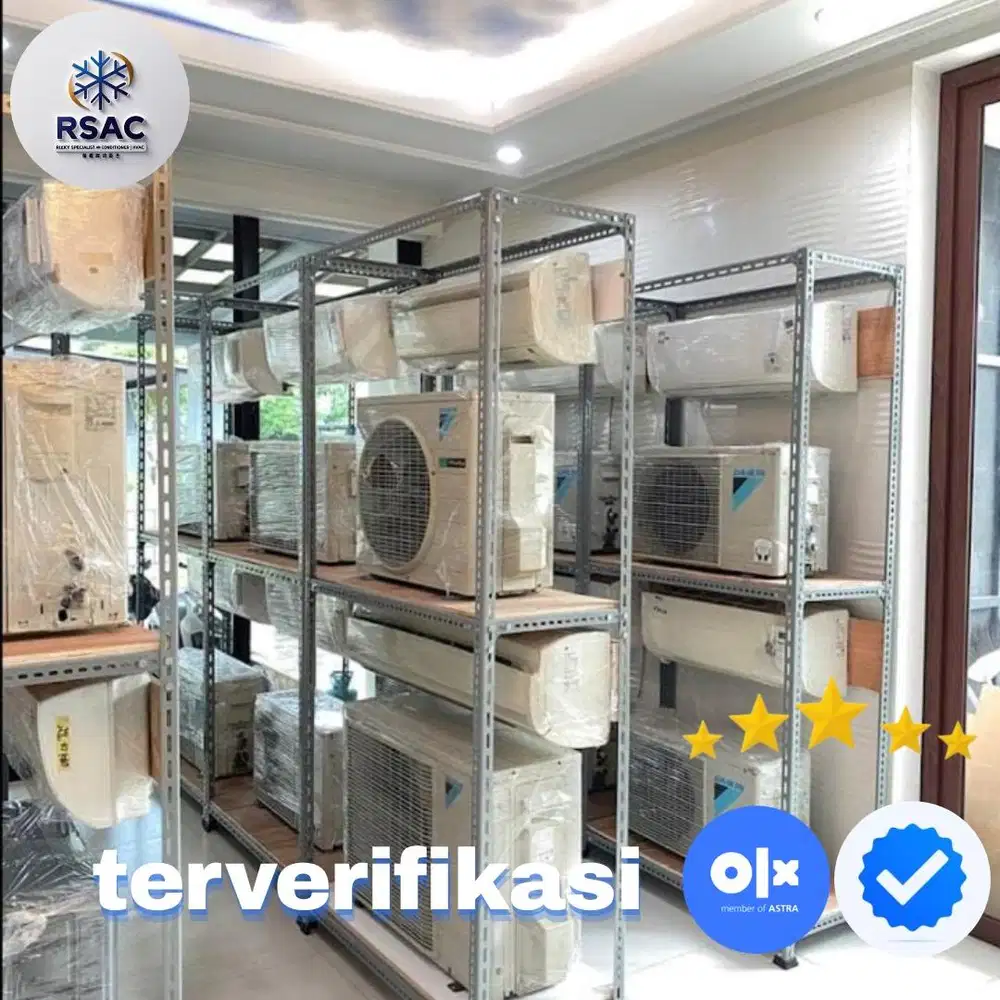 PUSAT AC SECOND ☎️ AC 1/2 PK ,3/4 PK , 1 PK , 2 PK SHARP , LG PASANG AC