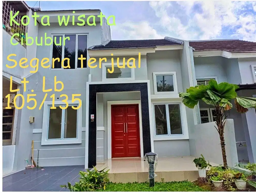 jual cepat rumah kota wisata cibubur terdekat tol kota wisata cibubur