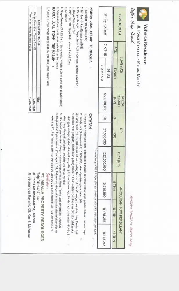 RUMAH KOMERSIL MURAH JLN POROS MAROS MAKASSAR DEKAT BANDARA