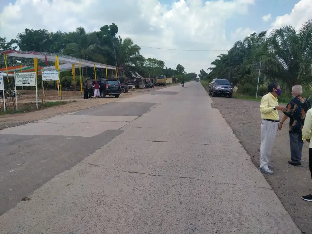 Tanah ± 25 Ha Sungai Dermaga Pabrik Gudang PU TAA murah palembang