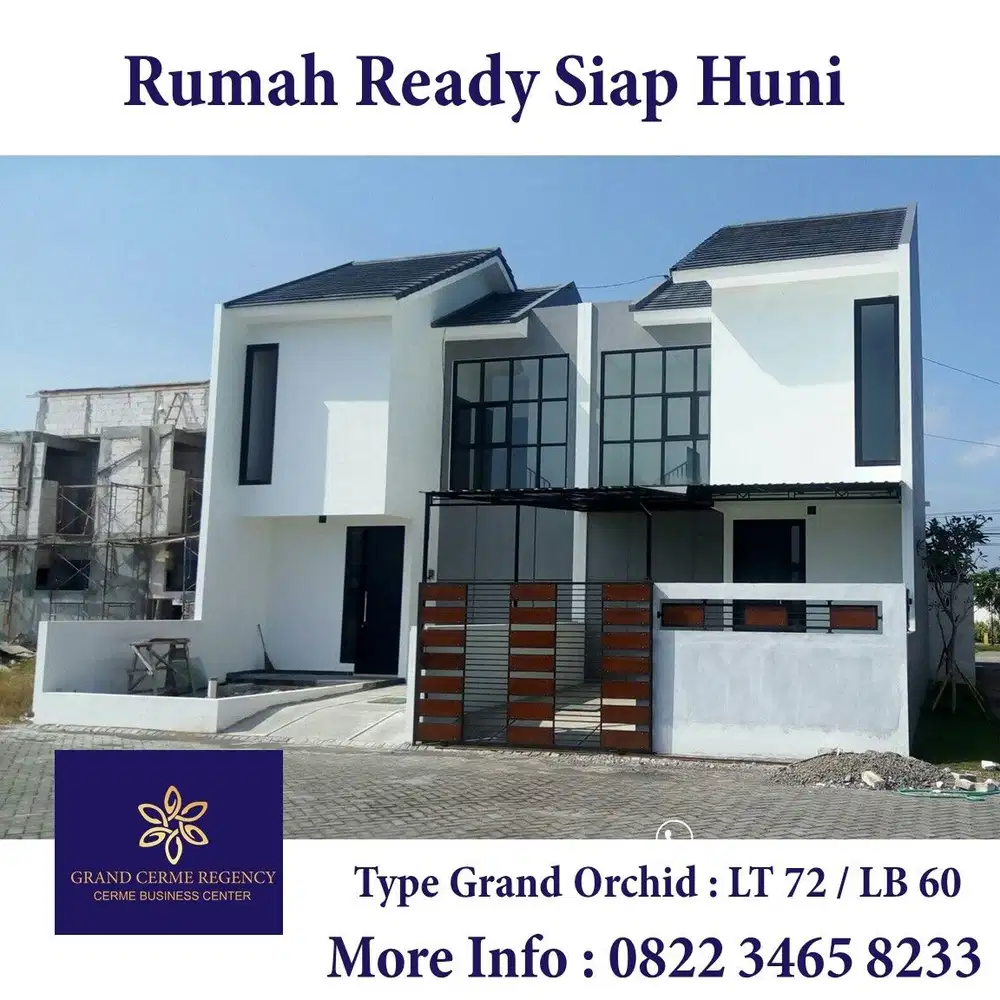 DI JUAL RUMAH MURAH SIAP HUNI DI KAWASAN CERME GRESIK
