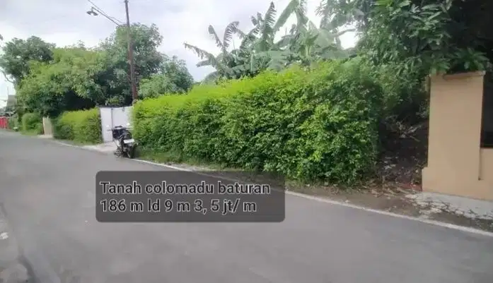 Dijual tanah Di Baturan Colomafu