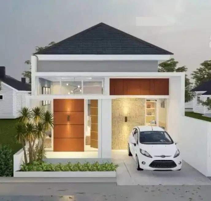 Rumah baru dekat kota murah tanah luas